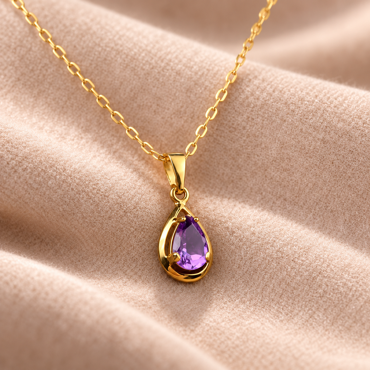 Amethyst Collier, 333 Gold