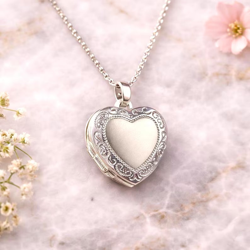 Herz Medaillon · 925 Silber