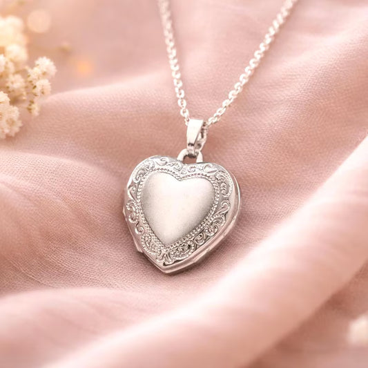 Herz Medaillon · 925 Silber